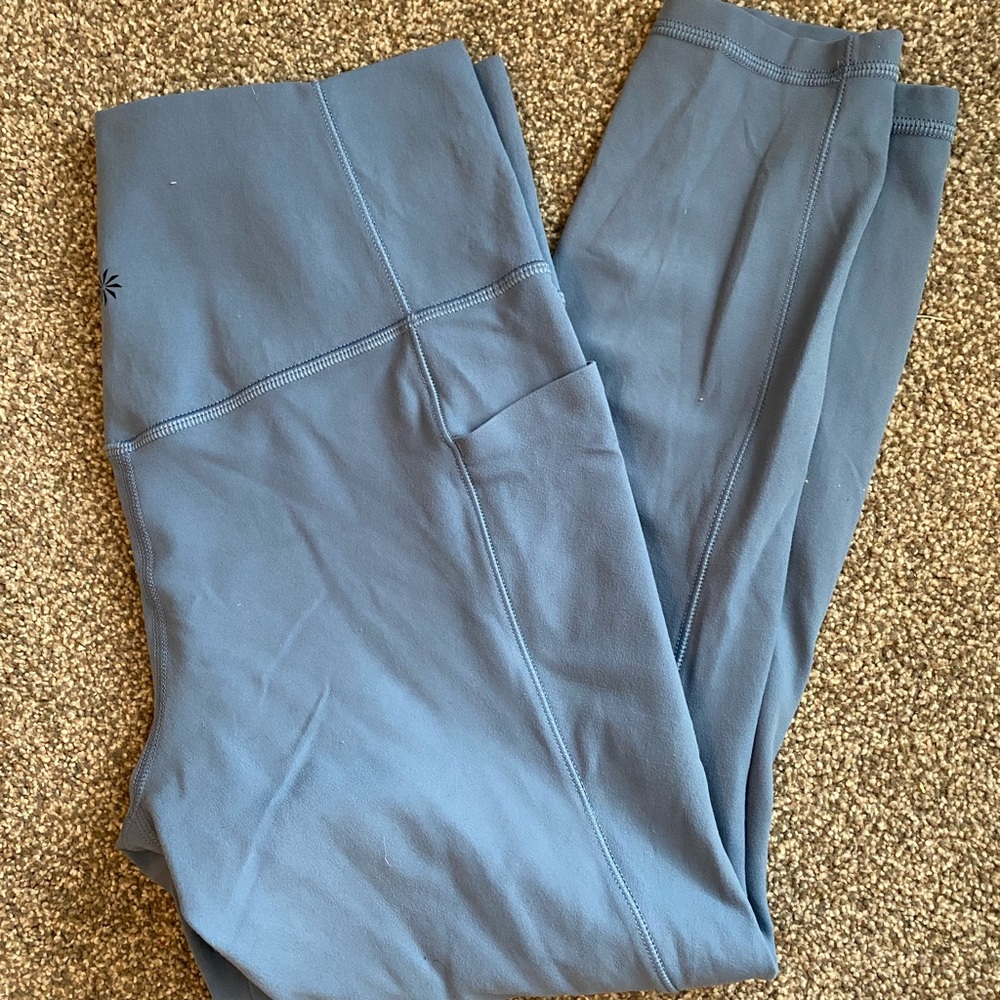 Athleta 7/8 Salutaltion Stash Tights Size M - EUC